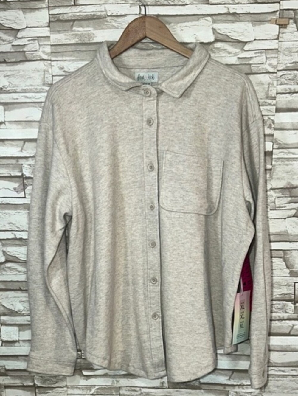 First Kick Maternity Button Down Shirt - Size M - NWT